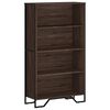 vidaXL Knihovna hněd&yacute; dub 80 x 31 x 137,5 cm kompozitn&iacute; dřevo