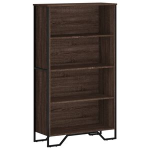 vidaXL Knihovna hněd&yacute; dub 80 x 31 x 137,5 cm kompozitn&iacute; dřevo