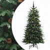 vidaXL Uměl&yacute; Skl&aacute;dac&iacute; V&aacute;nočn&iacute; Strom 150 cm 150 LED Tepl&aacute; b&iacute;l&aacute; PE a PVC