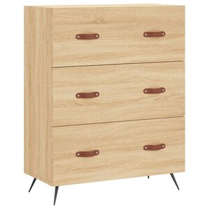 vidaXL Komoda dub sonoma 69,5 x 34 x 90 cm kompozitn&iacute; dřevo