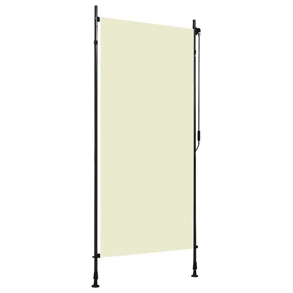 vidaXL Venkovní roleta 100 x 270 cm krémová