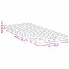 vidaXL Matrace B&iacute;l&aacute; 80 x 200 cm Žak&aacute;rov&aacute; tkanina