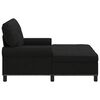 vidaXL Chaise Lounge s pol&scaron;t&aacute;řem Čern&aacute; 91 x 157 x 91 cm textil