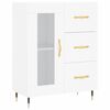 vidaXL Skř&iacute;ň highboard b&iacute;l&aacute; 69,5 x 34 x 180 cm kompozitn&iacute; dřevo