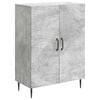 vidaXL Serv&iacute;rovac&iacute; skř&iacute;ň Betonově &scaron;ed&aacute; 66 x 34,5 x 89,5 cm