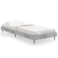 vidaXL Rám postele betonově šedý 75 x 190 cm kompozitní dřevo