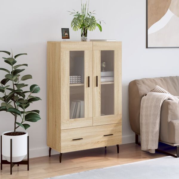 vidaXL Skř&iacute;ň highboard dub sonoma 69,5 x 31 x 115 cm kompozitn&iacute; dřevo