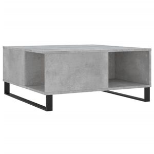 vidaXL Konferenčn&iacute; stolek betonově &scaron;ed&yacute; 80x80x36,5 cm kompozitn&iacute; dřevo