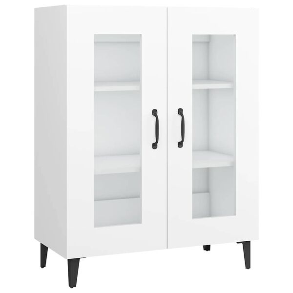 vidaXL Př&iacute;born&iacute;k b&iacute;l&yacute; 69,5 x 34 x 90 cm kompozitn&iacute; dřevo