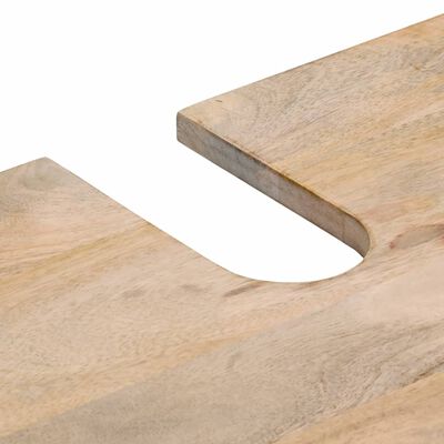 vidaXL 4dílná koupelnová sestava masivní mangovníkové dřevo