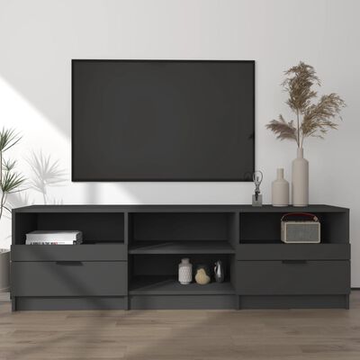 vidaXL TV skříňka černá 150 x 33,5 x 45 cm kompozitní dřevo