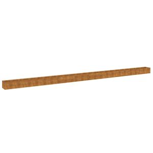 vidaXL Zahradn&iacute; vyv&yacute;&scaron;en&yacute; z&aacute;hon 960 x 50 x 36 cm cortenov&aacute; ocel