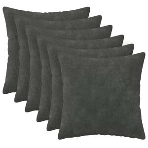 vidaXL Povlak na pol&scaron;t&aacute;ř 6 ks HEERLEN Antracitov&aacute; 30 x 30 cm