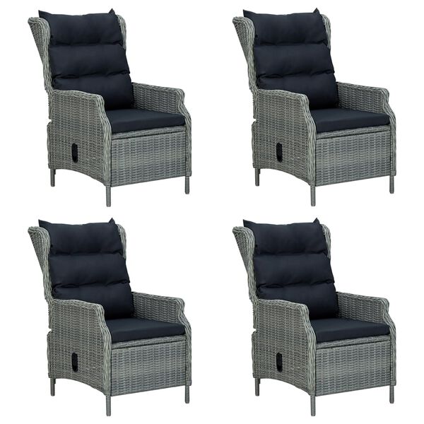 vidaXL 5d&iacute;ln&yacute; zahradn&iacute; j&iacute;deln&iacute; set světle &scaron;ed&yacute;