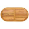 vidaXL Deska stolu Př&iacute;rodn&iacute; olej 110 x 55 x 2 cm Masivn&iacute; ak&aacute;tov&eacute; dřevo