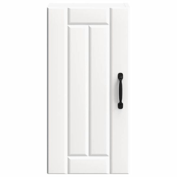 vidaXL Kuchyňsk&aacute; n&aacute;stěnn&aacute; skř&iacute;ňka "Lucca" b&iacute;l&yacute; kompozitn&iacute; dřevo