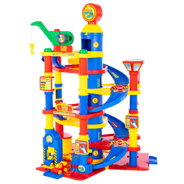 vidaXL 7dílná parkovací garáž se 7 podlažími 77 x 71 x 95 cm PP