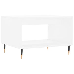 vidaXL Konferenčn&iacute; stolek b&iacute;l&yacute; 60 x 50 x 40 cm kompozitn&iacute; dřevo
