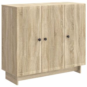 vidaXL Serv&iacute;rovac&iacute; skř&iacute;ň Dub sonoma 89 x 34,5 x 80 cm Kompozitn&iacute; dřevo