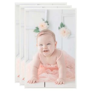 vidaXL Fotor&aacute;mečky kol&aacute;ž 3 ks na stůl stř&iacute;brn&eacute; 13x18 cm MDF