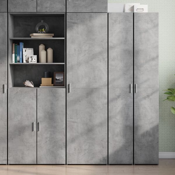 vidaXL Skříň highboard betonově šedá 50x42,5x185 cm kompozitní dřevo