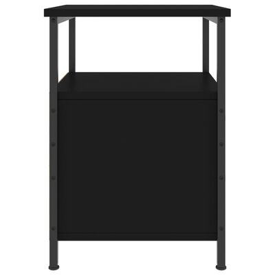 vidaXL Noční stolek černý 34 x 35,5 x 50 cm kompozitní dřevo