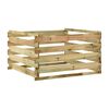 vidaXL Laťkov&yacute; zahradn&iacute; kompost&eacute;r 120x120x70 cm impregnovan&aacute; borovice