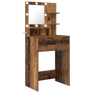 vidaXL Toaletn&iacute; stolky do ložnice Star&eacute; dřevo 80 x 39,6 x 135 cm
