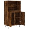 vidaXL Skř&iacute;ň highboard kouřov&yacute; dub 60 x 36 x 110 cm kompozitn&iacute; dřevo