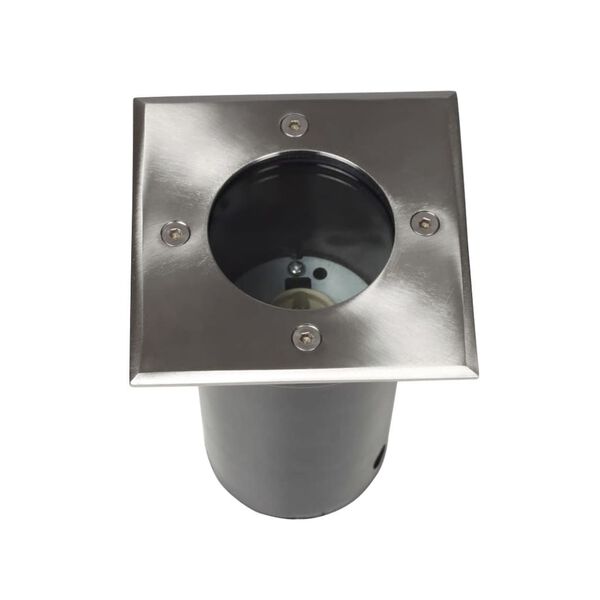 vidaXL Venkovní zemní svítidla 12 ks čtvercová