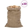 vidaXL Jutov&eacute; pytle 30 ks 60 x 105 cm 100% juta 340 g/m&sup2;