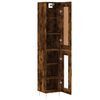 vidaXL Skř&iacute;ň highboard kouřov&yacute; dub 34,5 x 34 x 180 cm kompozitn&iacute; dřevo