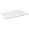 vidaXL Obd&eacute;ln&iacute;kov&aacute; sprchov&aacute; vanička ABS b&iacute;l&aacute; 70 x 100 cm