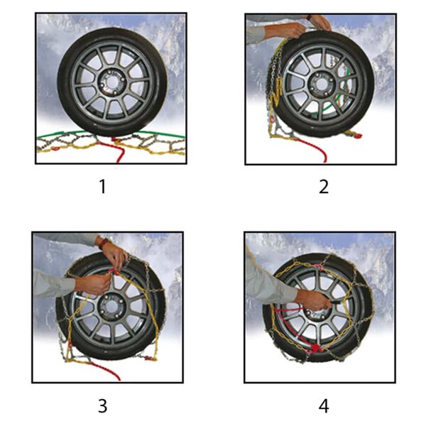 ProPlus Sněhov&eacute; řetězy na pneumatiky 12 mm KN120 2 ks