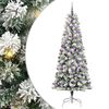 vidaXL Uměl&yacute; Skl&aacute;dac&iacute; V&aacute;nočn&iacute; Strom 300 LED Zelen&aacute; a b&iacute;l&aacute; 240 cm