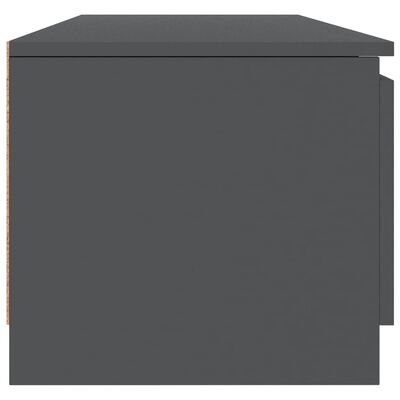 vidaXL TV stolek šedý 140 x 40 x 35,5 cm dřevotříska