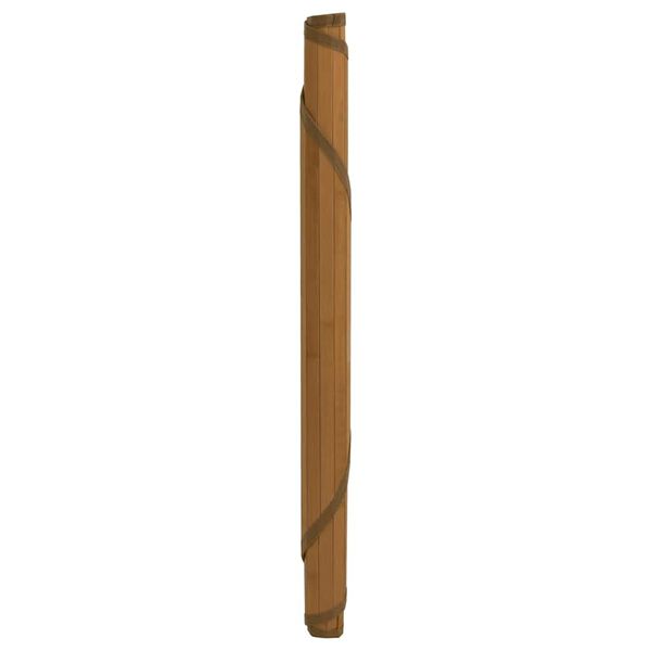 vidaXL Koberec kulat&yacute; hněd&yacute; 80 cm bambus