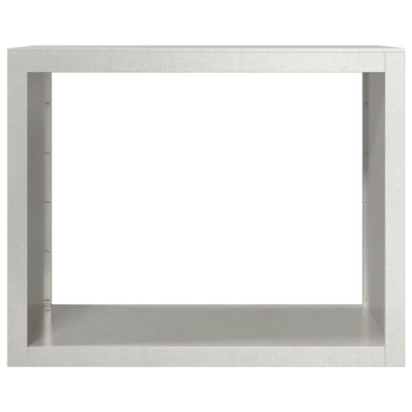 vidaXL Stojan na palivov&eacute; dřevo 100 x 40 x 80 cm nerezov&aacute; ocel