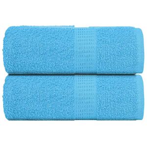 vidaXL Ručn&iacute;ky FROGN 2 ks tyrkysov&eacute; 30x30 cm 360 g/m&sup2;