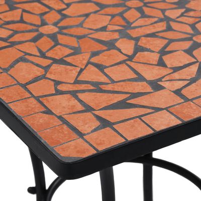 vidaXL Mozaikový bistro stolek terakotový 60 cm keramika