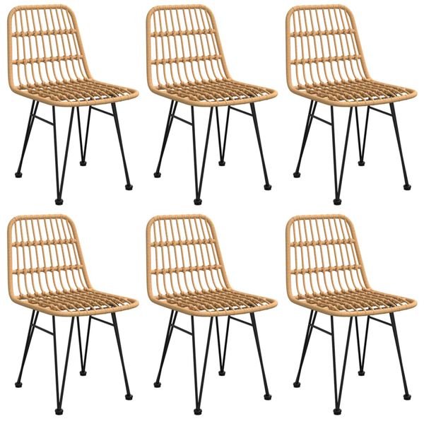 vidaXL 7d&iacute;ln&yacute; zahradn&iacute; j&iacute;deln&iacute; set polyratan