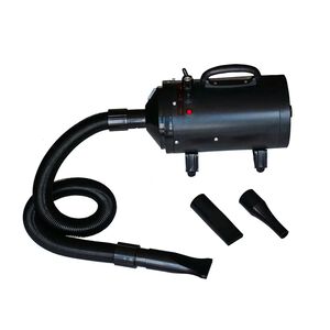 vidaXL Vysou&scaron;eč srsti pro psy se 3 n&aacute;stavci čern&yacute; 2 400 W