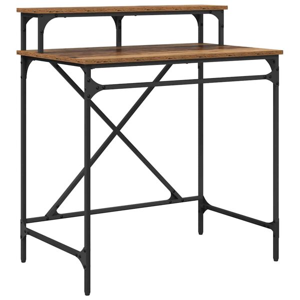 vidaXL Stůl Star&eacute; dřevo 80 x 50 x 90 cm kompozitn&iacute; dřevo