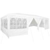 vidaXL Party Stan B&iacute;l&aacute; 800 x 400 x 266 cm Polyethylen