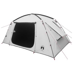 vidaXL Chata stan B&iacute;l&yacute; blackout 400 x 210 x 180 cm Polyester