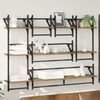 vidaXL Sada n&aacute;stěnn&yacute;ch polic 6 pcs Artisanov&yacute; dub 100 x 25 x 30 cm