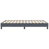 vidaXL Postel Box Spring bez matrace tmavě šedá 120x210 cm samet