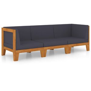 vidaXL 3d&iacute;ln&aacute; zahradn&iacute; sedac&iacute; souprava s podu&scaron;kami masivn&iacute; ak&aacute;cie