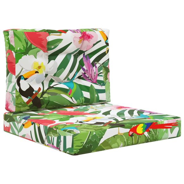 vidaXL Venkovn&iacute; pol&scaron;t&aacute;ř na pohovku 2 pcs pestr&aacute; Polyester