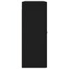 vidaXL N&aacute;stěnn&eacute; skř&iacute;ňky 2 ks čern&eacute; kompozitn&iacute; dřevo